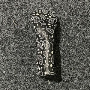 Black and White Paisley Golf Club Headcover